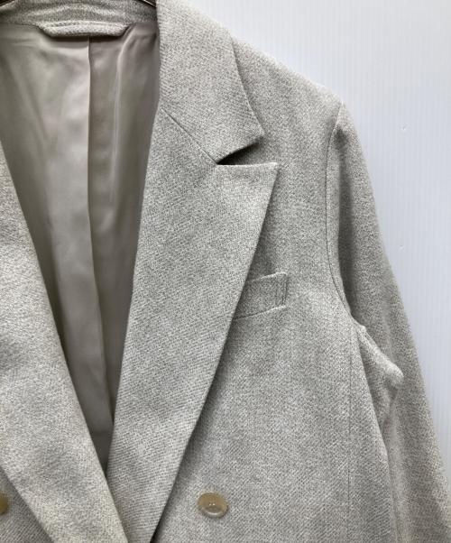 THREE DOTS（スリードッツ）THREE DOTS (スリードッツ) Cotton tweed jacket ベージュ サイズ:Sの古着・服飾アイテム
