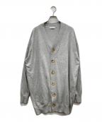 MADISON BLUEマディソンブルー）の古着「ロングVネックカーディガン」｜グレー