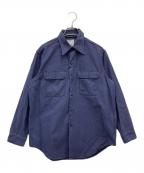 MADISON BLUE×IENAマディソンブルー×イエナ）の古着「別注 HAMPTON BACK SATIN SHIRT」｜ネイビー