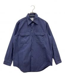 MADISON BLUE×IENA（マディソンブルー×イエナ）の古着「別注 HAMPTON BACK SATIN SHIRT」｜ネイビー