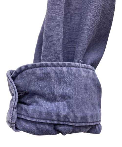 MADISON BLUE（マディソンブルー）MADISON BLUE (マディソンブルー) IENA (イエナ) 別注 HAMPTON BACK SATIN SHIRT ネイビー サイズ:01の古着・服飾アイテム