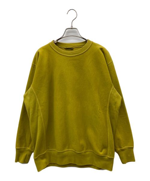 AURALEE（オーラリー）AURALEE (オーラリー) 18SS MILLED SWEAT イエロー サイズ:1の古着・服飾アイテム