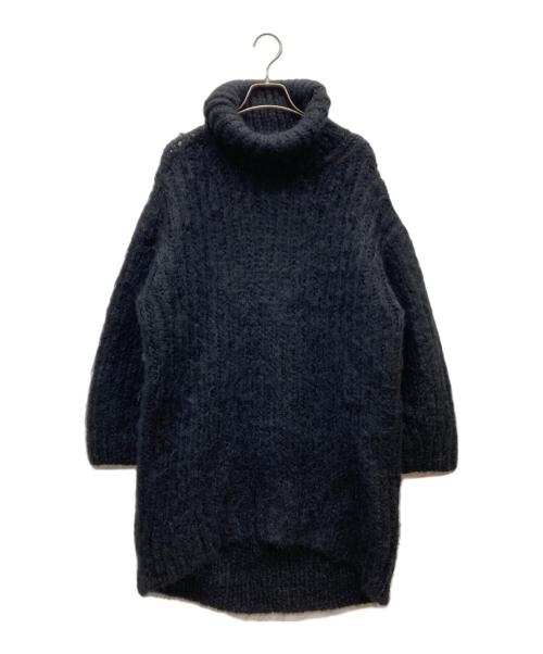 tricot COMME des GARCONS（トリココムデギャルソン）tricot COMME des GARCONS (トリココムデギャルソン) モヘヤ タートルネック オーバーサイズ ニット ブラック サイズ:無しの古着・服飾アイテム