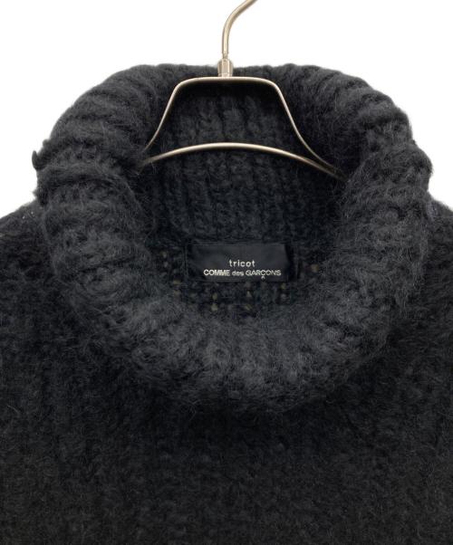 tricot COMME des GARCONS（トリココムデギャルソン）tricot COMME des GARCONS (トリココムデギャルソン) モヘヤ タートルネック オーバーサイズ ニット ブラック サイズ:無しの古着・服飾アイテム