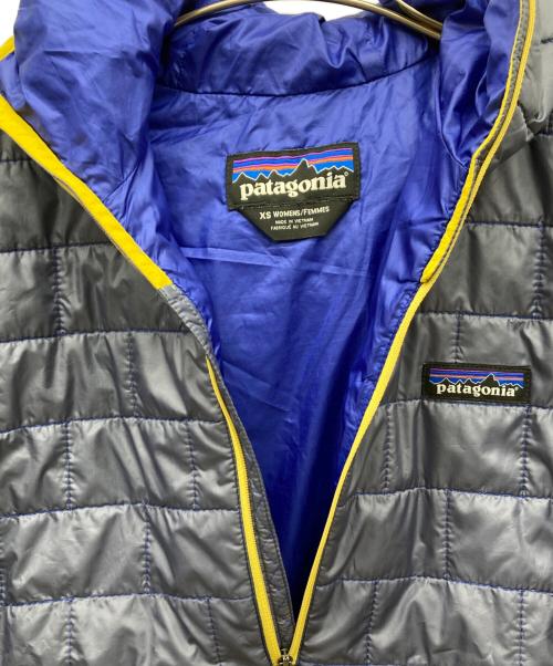 Patagonia（パタゴニア）Patagonia (パタゴニア) ナノパフ フーディ プルオーバー ブルー サイズ:XSの古着・服飾アイテム