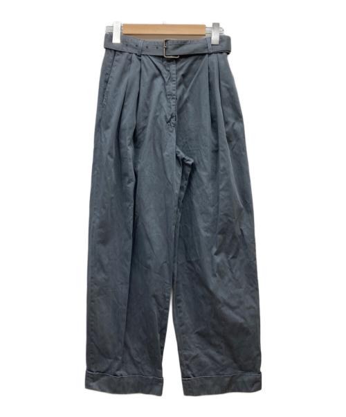 DRIES VAN NOTEN（ドリスヴァンノッテン）DRIES VAN NOTEN (ドリスヴァンノッテン) 2タックパンツ グレー サイズ:34の古着・服飾アイテム