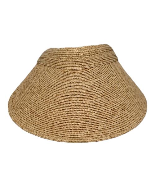 HELEN KAMINSKI（ヘレンカミンスキー）HELEN KAMINSKI (ヘレンカミンスキー) サンバイザー ベージュの古着・服飾アイテム