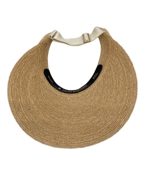 HELEN KAMINSKI（ヘレンカミンスキー）HELEN KAMINSKI (ヘレンカミンスキー) サンバイザー ベージュの古着・服飾アイテム