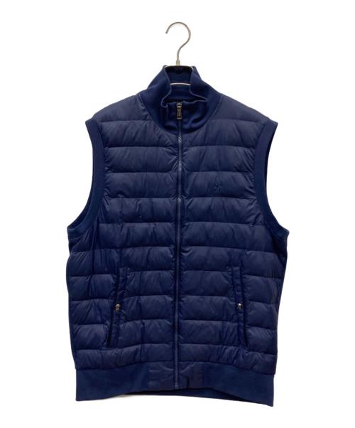 POLO RALPH LAUREN（ポロ・ラルフローレン）POLO RALPH LAUREN (ポロ・ラルフローレン) パデットコンビベスト ネイビー サイズ:Mの古着・服飾アイテム