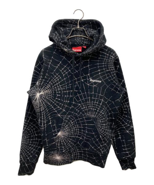 SUPREME（シュプリーム）SUPREME (シュプリーム) 16AW Spider Web Hooded Sweatshirt ブラック サイズ:Sの古着・服飾アイテム