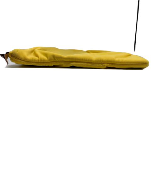 HERMES（エルメス）HERMES (エルメス) ネオバンGM エンボスロゴ ポーチ イエロー サイズ:記載なしの古着・服飾アイテム