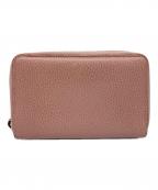 GUCCIグッチ）の古着「ラウンドファスナースウィングウォレット」｜ピンク