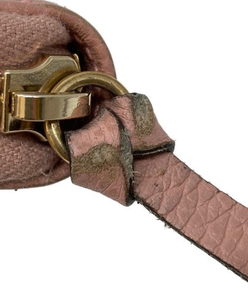 GUCCI（グッチ）GUCCI (グッチ) ラウンドファスナースウィングウォレット ピンクの古着・服飾アイテム