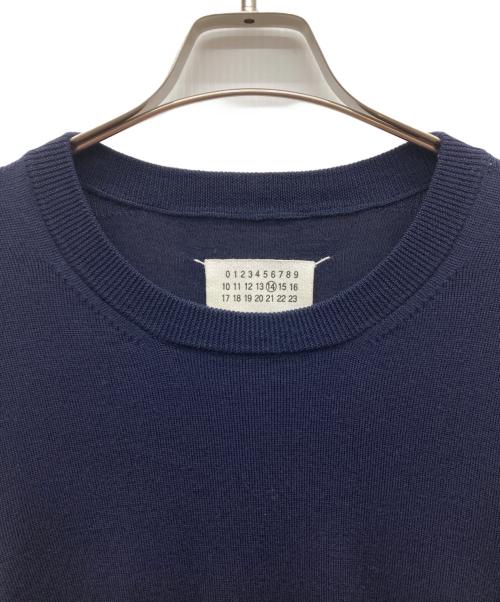 Martin Margiela14（マルタンマルジェラ14）Martin Margiela14 (マルタンマルジェラ14) クルーネックニット ネイビー サイズ:Mの古着・服飾アイテム