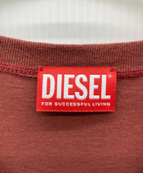 DIESEL（ディーゼル）DIESEL (ディーゼル) T-BISCO-STRIPE ブラウン サイズ:XLの古着・服飾アイテム