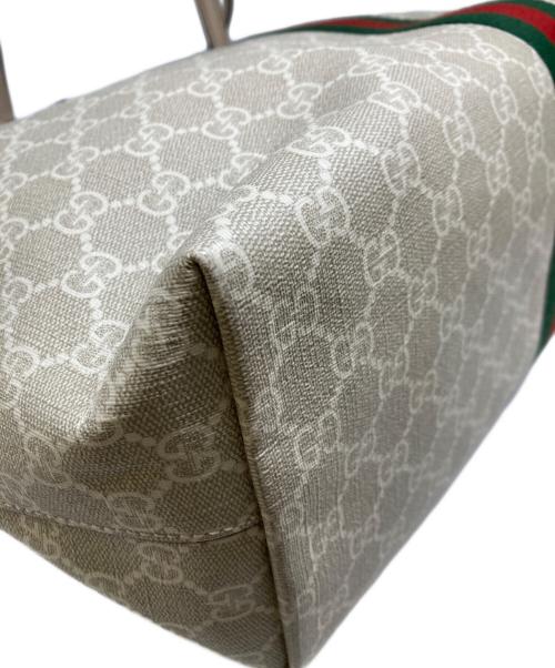 GUCCI（グッチ）GUCCI (グッチ) オフィディア ミディアム トートバッグ アイボリー×ベージュ サイズ:記載なしの古着・服飾アイテム