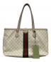 GUCCI（グッチ）の古着「オフィディア ミディアム トートバッグ」｜アイボリー×ベージュ