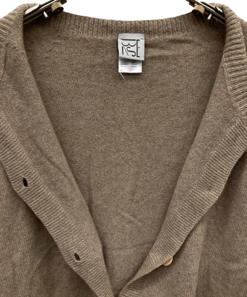 BASERANGE（ベースレンジ）BASERANGE (ベースレンジ) リサイクルカシミヤカーディガン グレー サイズ:Mの古着・服飾アイテム