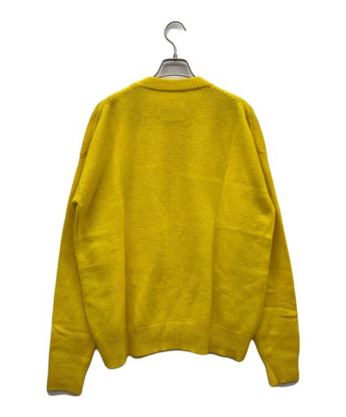 JIL SANDER（ジルサンダー）JIL SANDER (ジルサンダー) Cashmere Longsleeve Knit イエロー サイズ:44の古着・服飾アイテム