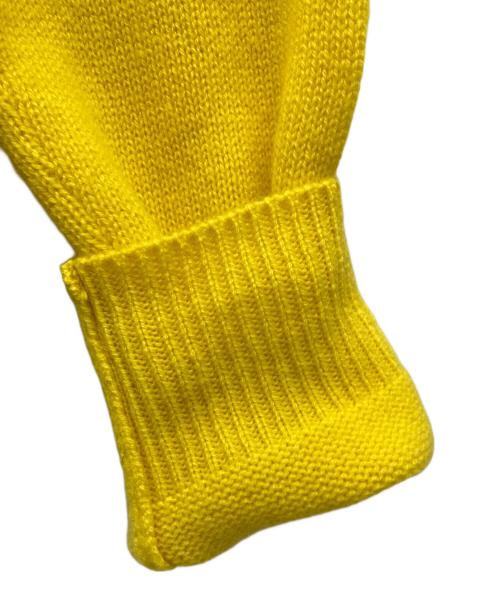 JIL SANDER（ジルサンダー）JIL SANDER (ジルサンダー) Cashmere Longsleeve Knit イエロー サイズ:44の古着・服飾アイテム