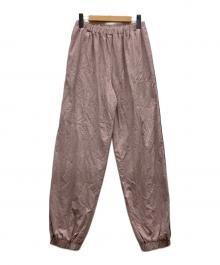 BASERANGE（ベースレンジ）の古着「WILD SILK イージーパンツ」｜ピンク