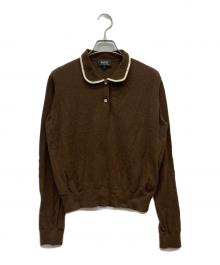 A.P.C.（アーペーセー）の古着「POLO MARGOTO JPS」｜ブラウン