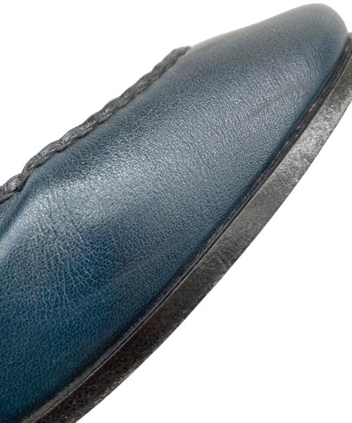 Santoni（サントーニ）Santoni (サントーニ) レザーローファー ネイビー サイズ:6 1/2の古着・服飾アイテム