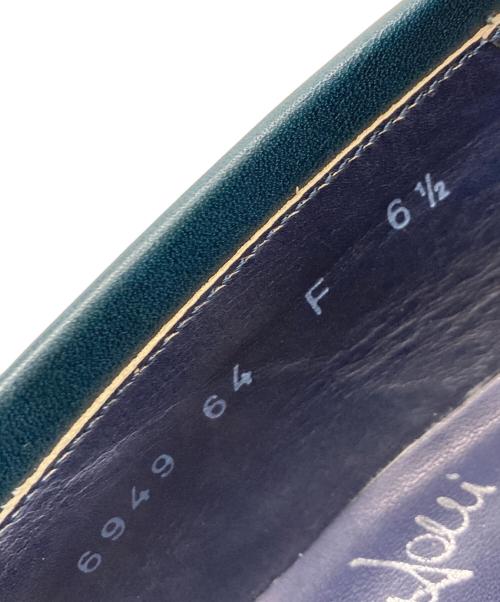 Santoni（サントーニ）Santoni (サントーニ) レザーローファー ネイビー サイズ:6 1/2の古着・服飾アイテム