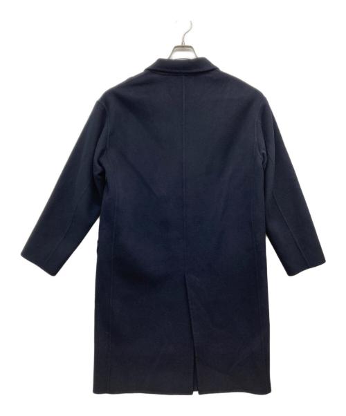 FRAMeWORK（フレームワーク）FRAMeWORK (フレームワーク) SUPER160’sダブルブレストコート ネイビー サイズ:38の古着・服飾アイテム