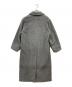 Couture d'adam (クチュールドアダム) ダブルブレスト イタリアンボアフリースロングコート グレー サイズ:38：30000円