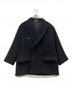 Couture d'adamクチュールドアダム）の古着「別注cottage coat alpaca italia」｜ブラック