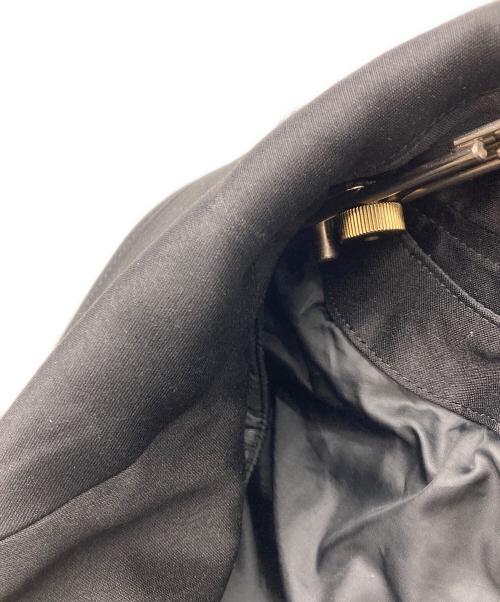 +CLOTHET（クロスクローゼット）+CLOTHET (クロスクローゼット) Silk Wool Bal Collar Coat ブラック サイズ:2の古着・服飾アイテム