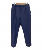 halfTenハーフテン）の古着「FIELD TAPERED EASY SLACKS」｜ネイビー