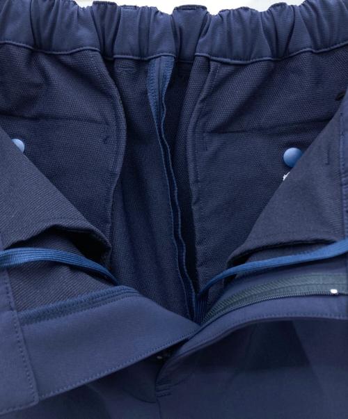 halfTen（ハーフテン）halfTen (ハーフテン) FIELD TAPERED EASY SLACKS ネイビー サイズ:2の古着・服飾アイテム