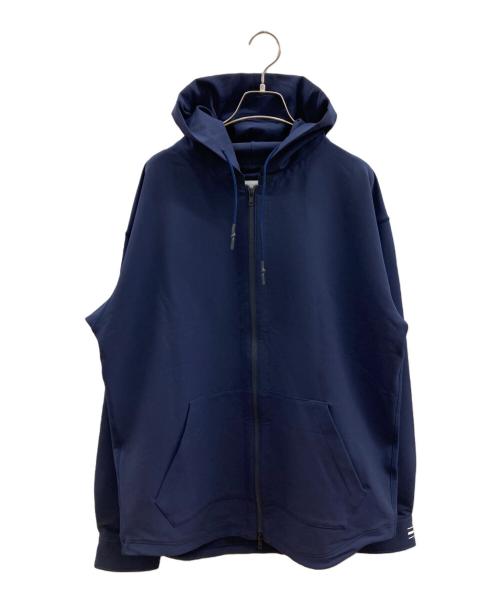 halfTen（ハーフテン）halften (ハーフテン) FIELD ZIP UP HOODY ネイビー サイズ:Mの古着・服飾アイテム