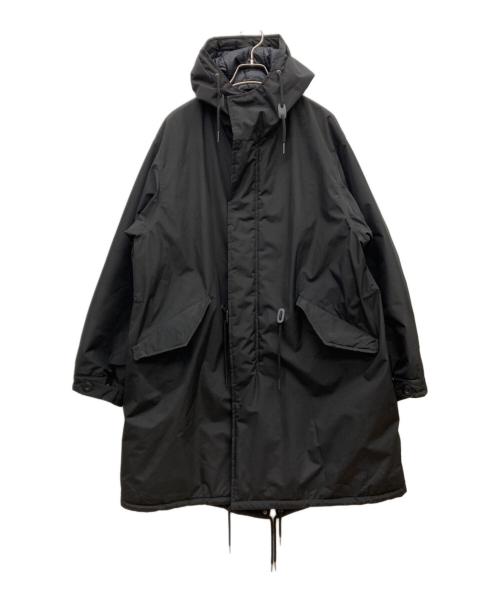 FIRST DOWN（ファーストダウン）FIRST DOWN (ファーストダウン) All Weather-Tex モッズコート ブラック サイズ:Mの古着・服飾アイテム