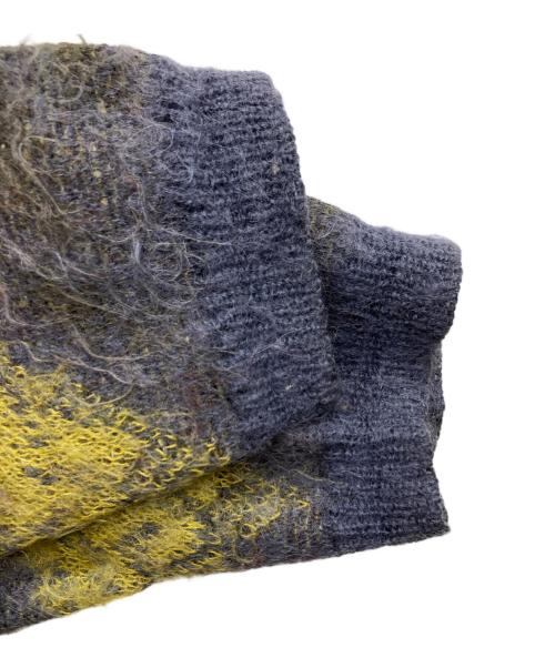 YOKE（ヨーク）YOKE (ヨーク) STILL JACQUARD CREWNECK パープル サイズ:2の古着・服飾アイテム