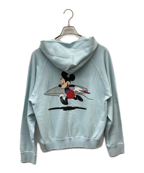 PENNEYS（ペニーズ）PENNEYS (ペニーズ) DISNEY (ディズニー) ミッキープリントジップパーカー ブルー サイズ:XS 未使用品の古着・服飾アイテム