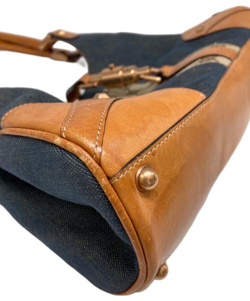 GUCCI（グッチ）GUCCI (グッチ) ニュージャッキー GGキャンバス デニム ネイビー サイズ:-の古着・服飾アイテム