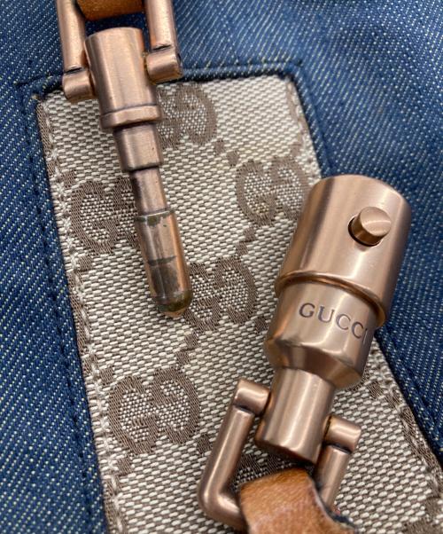 GUCCI（グッチ）GUCCI (グッチ) ニュージャッキー GGキャンバス デニム ネイビー サイズ:-の古着・服飾アイテム