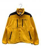L.L.Beanエルエルビーン）の古着「フリースジャケット」｜イエロー×ブラック