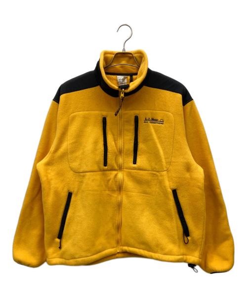 L.L.Bean（エルエルビーン）L.L.Bean (エルエルビーン) フリースジャケット イエロー×ブラック サイズ:XLの古着・服飾アイテム
