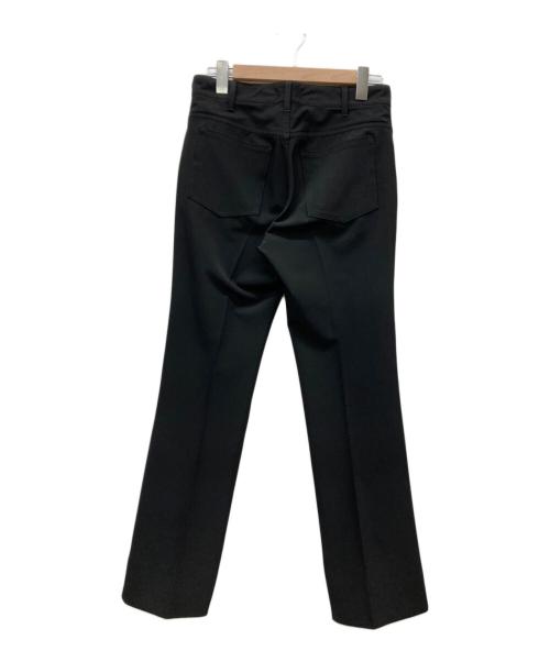 PRADA（プラダ）PRADA (プラダ) ストレッチセンタープレストラウザー ブラック サイズ:44の古着・服飾アイテム