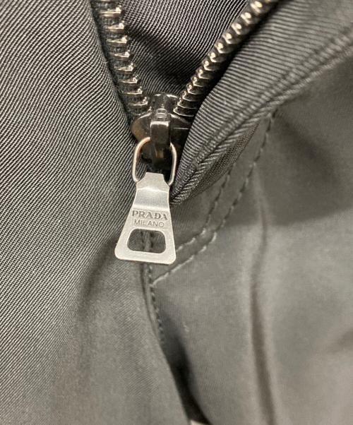 PRADA（プラダ）PRADA (プラダ) ストレッチセンタープレストラウザー ブラック サイズ:44の古着・服飾アイテム