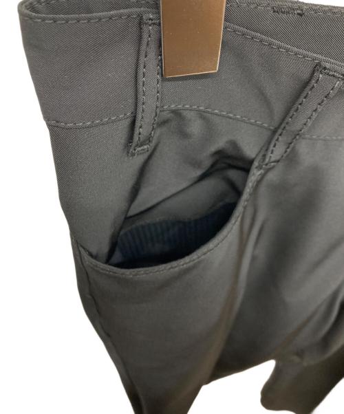 PRADA（プラダ）PRADA (プラダ) ストレッチセンタープレストラウザー ブラック サイズ:44の古着・服飾アイテム