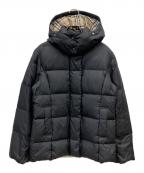 BURBERRY LONDONバーバリーロンドン）の古着「フーデッドダウンジャケット」｜ブラック