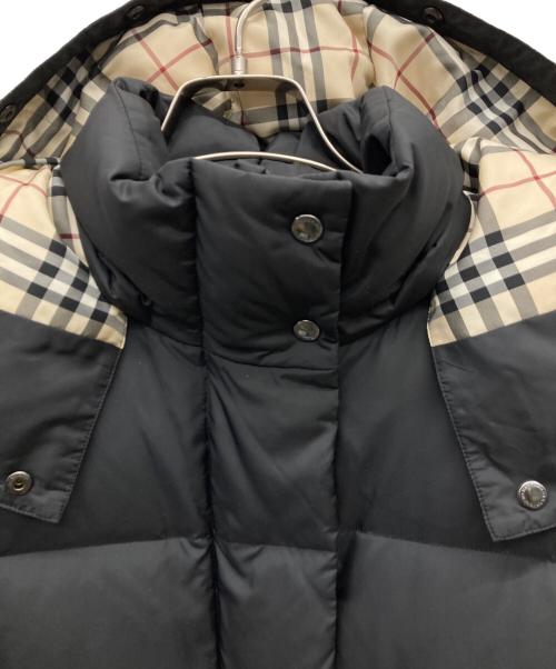 BURBERRY LONDON（バーバリーロンドン）BURBERRY LONDON (バーバリーロンドン) フーデッドダウンジャケット ブラック サイズ:38の古着・服飾アイテム