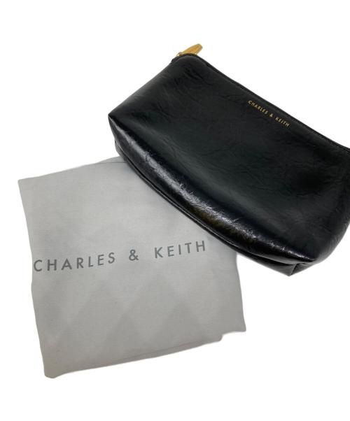 CHARLES & KEITH（チャールズアンドキース）CHARLES & KEITH (チャールズアンドキース) ドゥオ ブレードチェーンハンドルホーボーバッグ ブラックの古着・服飾アイテム
