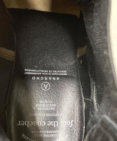 foot the coacher（フットザコーチャー）foot the coacher (フットザコーチャー) ANARCHO SIDEGORE BOOTS ブラック サイズ:7の古着・服飾アイテム