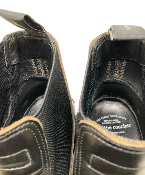 foot the coacher（フットザコーチャー）foot the coacher (フットザコーチャー) ANARCHO SIDEGORE BOOTS ブラック サイズ:7の古着・服飾アイテム